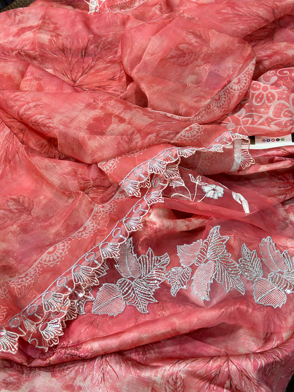 DESIGNER SILK EMB 3PC WITH PATCHES