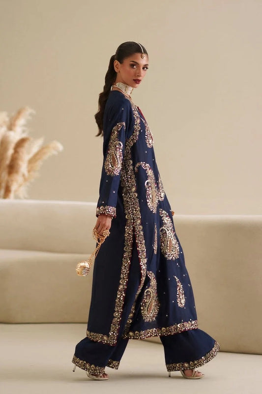DESIGNER SILK EMB 2PC