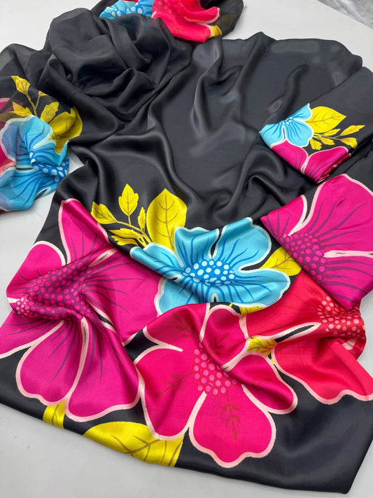 Shamooz Silk 3pc With Silk Dupatta