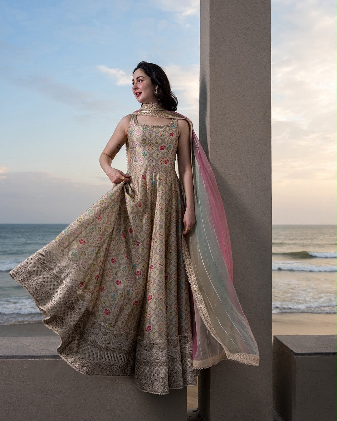 DESIGNER SILK EMB 3PC