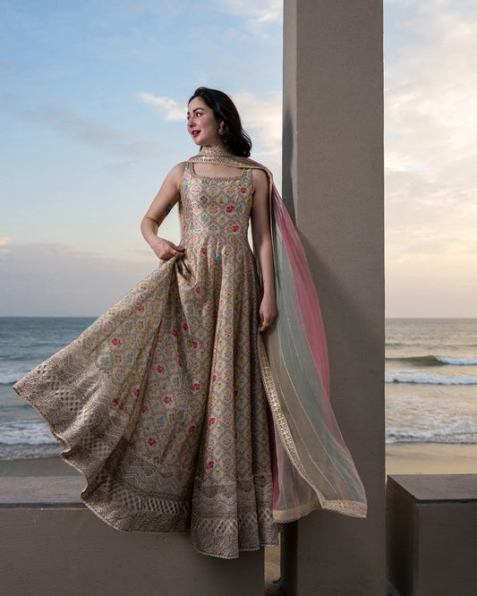 DESIGNER SILK EMB 3PC