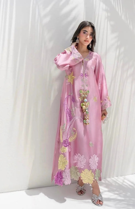 DESIGNER SILK EMB 2PC