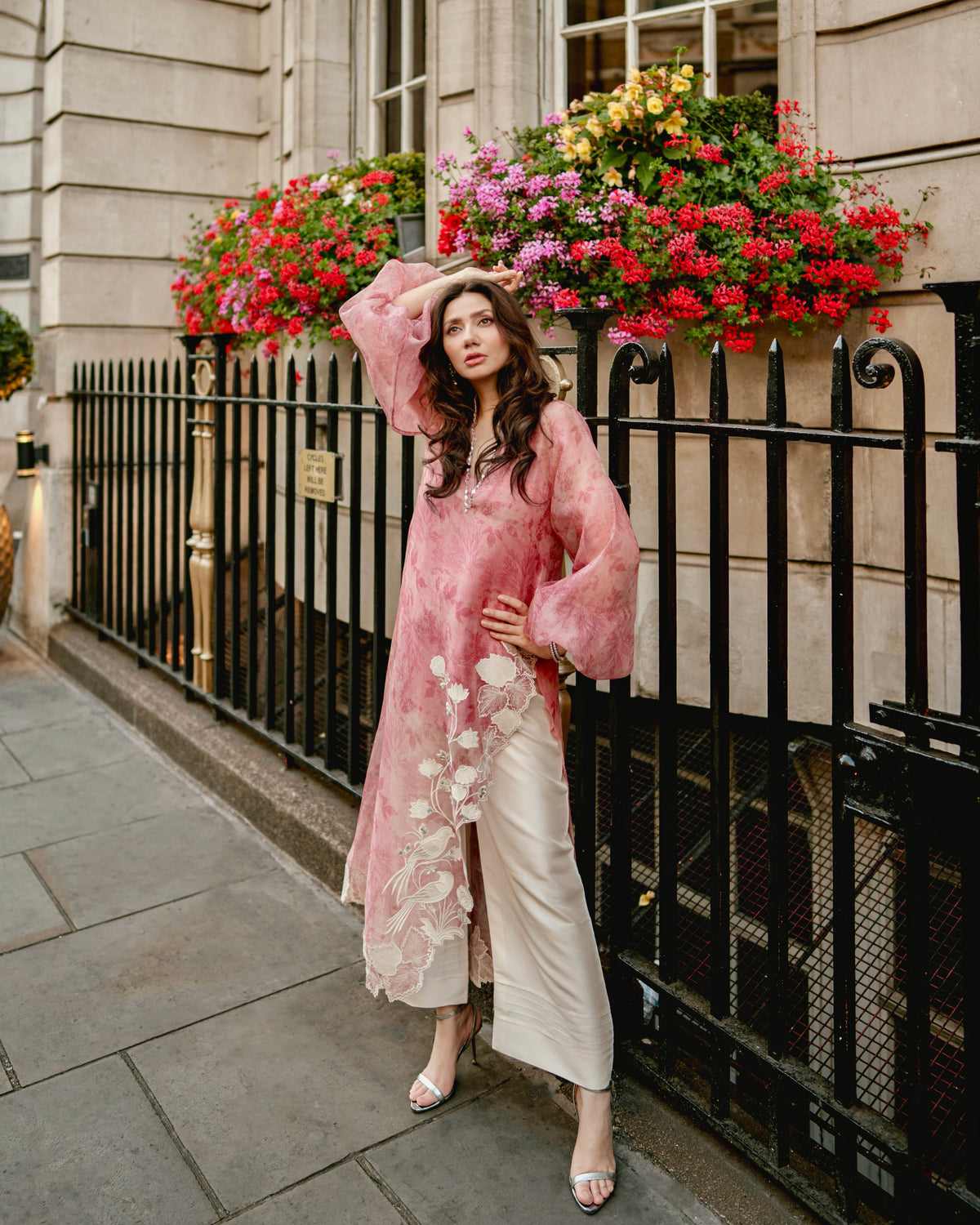 DESIGNER SILK EMB 3PC WITH PATCHES