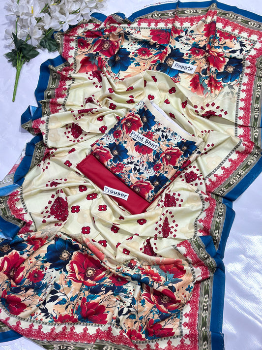 Alkaram Linen Digital 3PC – Premium Winter Collection