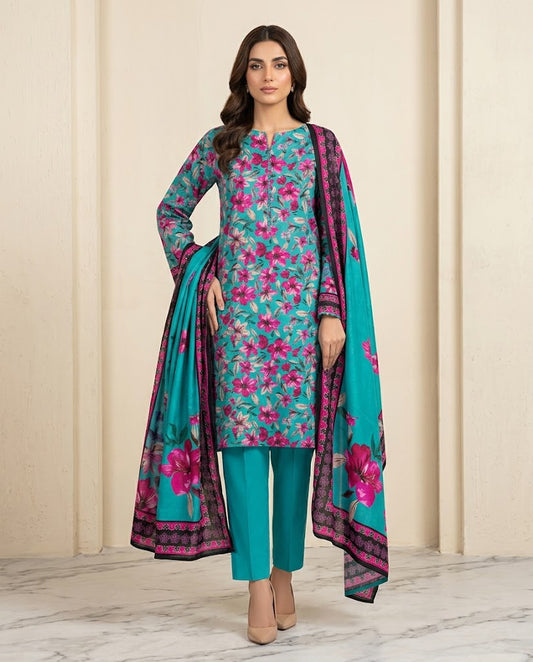 Alkaram Linen Digital 3PC – Premium Winter Collection