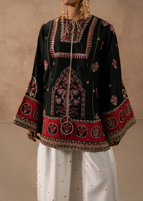 DESIGNER SILK EMB 3PC WITH PATCHES