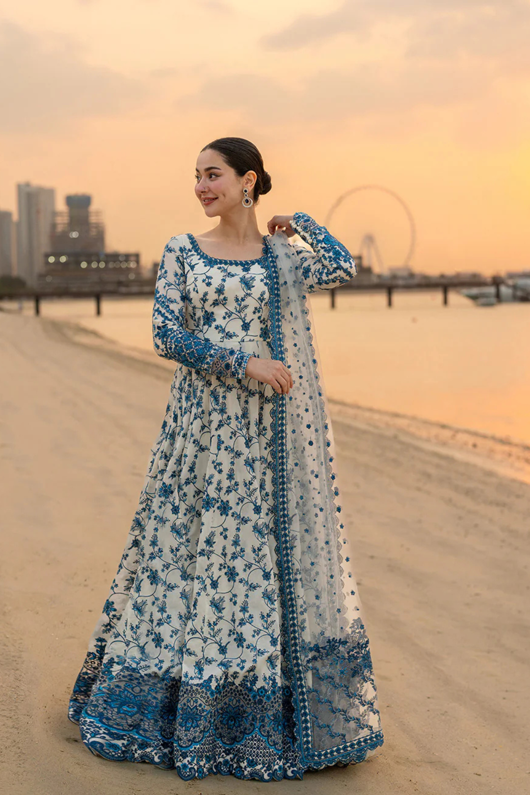 Shamooz Silk 3pc With Silk Dupatta