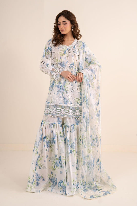 DESIGNER SILK EMB 3PC
