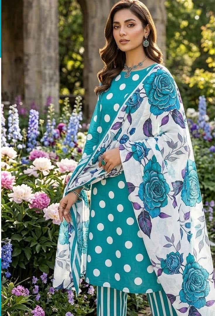 Shamooz Silk 3pc With Silk Dupatta