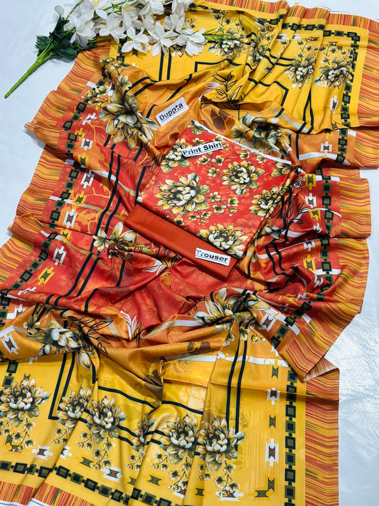 BONANZA SATRANGI Linen Digital 3PC – Premium Winter Collection