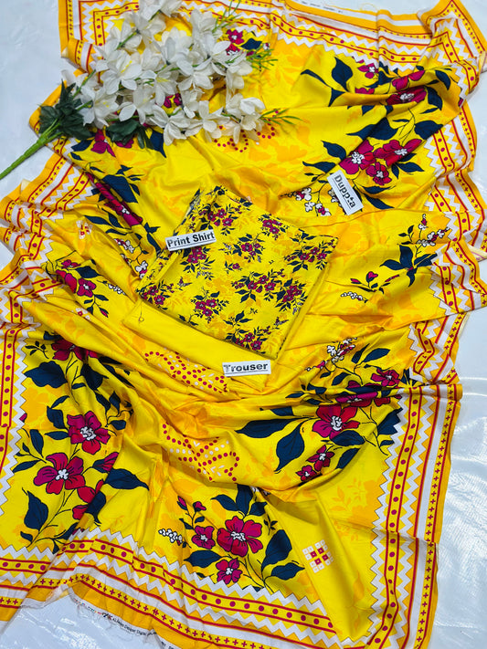 Alkaram Linen Digital 3PC – Premium Winter Collection