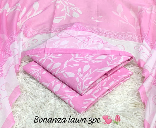 BONANZA DIGITAL SUMMER LAWN 3pc PREMIUM
