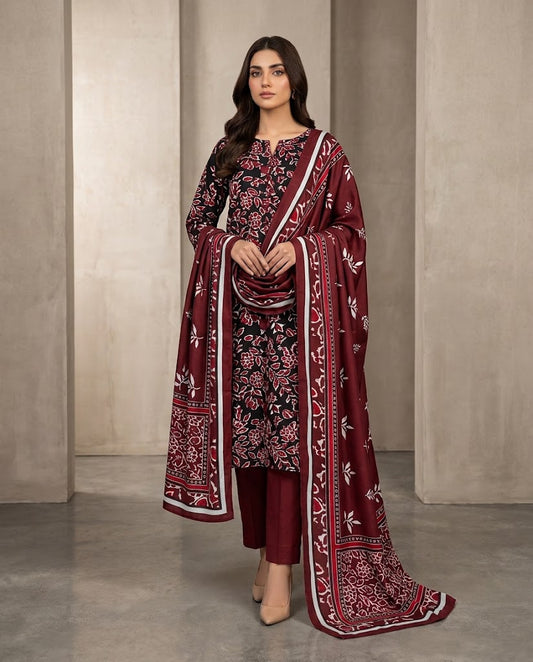 Alkaram Linen Digital 3PC – Premium Winter Collection